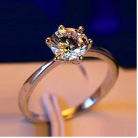 Womens Luxury Small Diamond Ring.