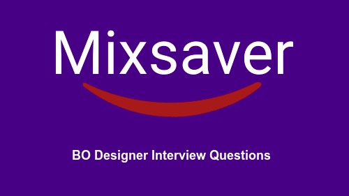 BO Designer Interview Questions