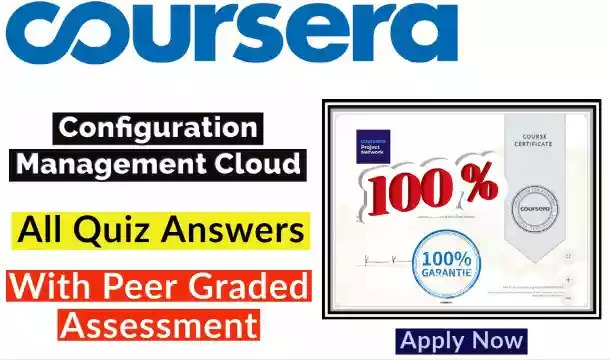 Configuration Management Cloud Coursera Quiz