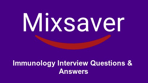 Cell Biology Interview Questions & Answers