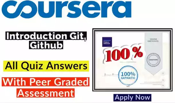 Introduction Git & Github Coursera Quiz