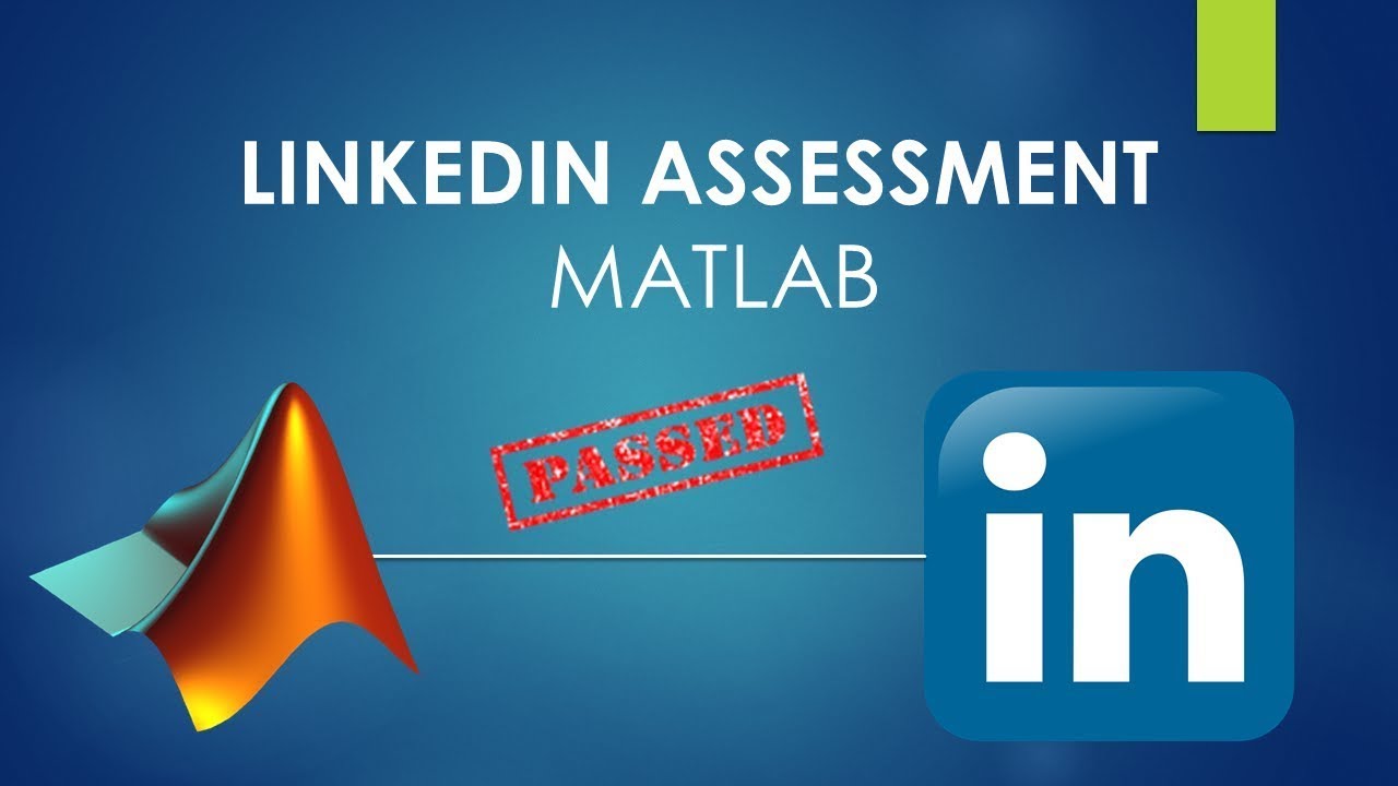LinkedIn MATLAB Assessment Answers