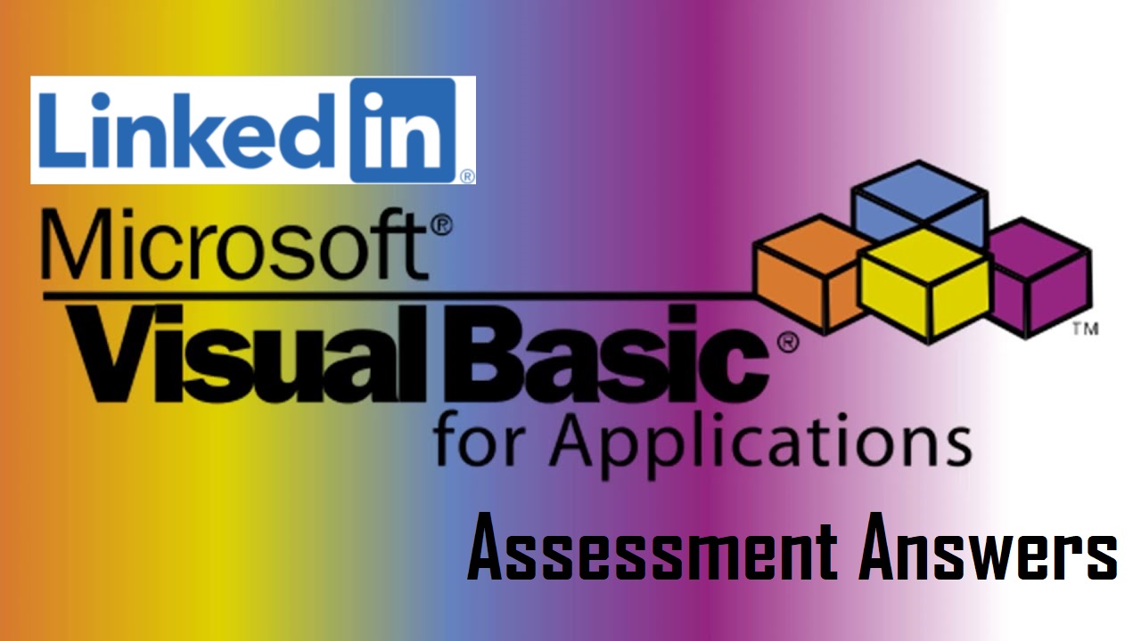 LinkedIn VBA Assessment Answers