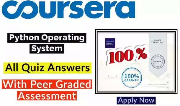 Python Operating System Coursera Quiz