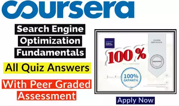 Search Engine Optimization Fundamentals Coursera Quiz Answer