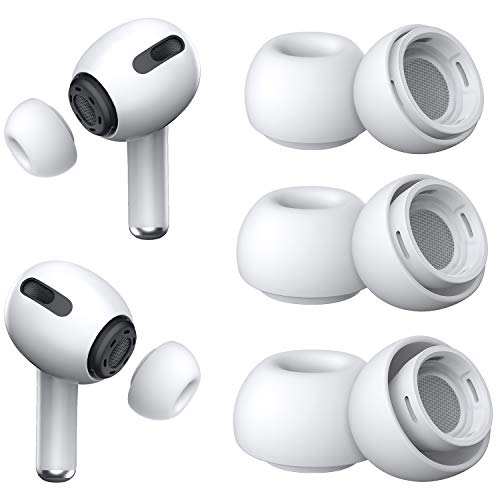 [3 Pairs] Replacement Ear Tips for Airpods Pro with Noise Reduction.