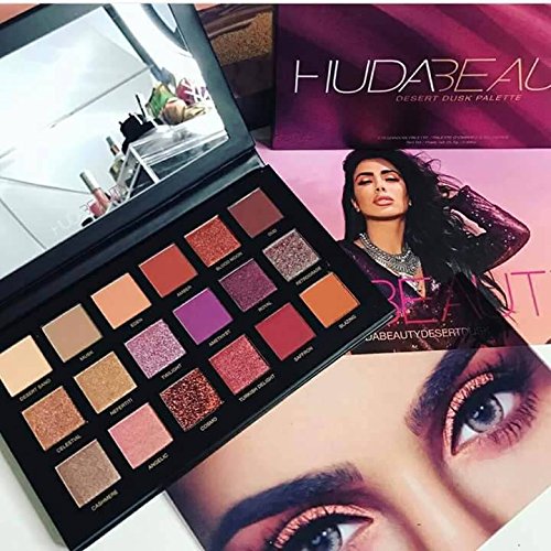 NEW HUDA BEAUTY DESERT DUSK PALETTE 18-COLORS EYESHADOW Deal.