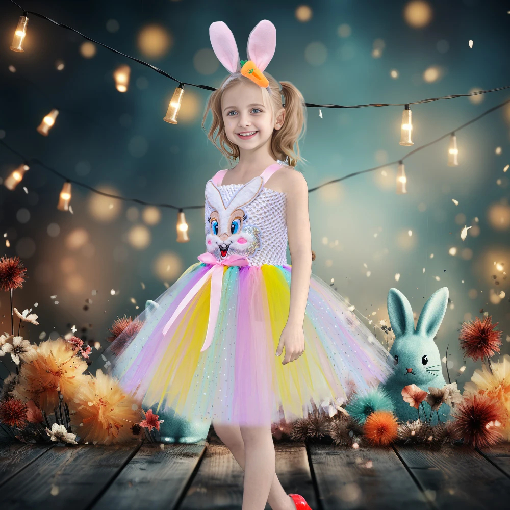 Baby Girls Rabbit Easter Costume-Easter Sale 2024.