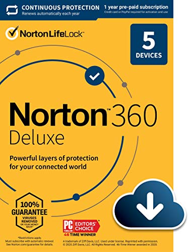 Norton 360 Premium Antivirus Software for 10 Devices with Auto Renewal.