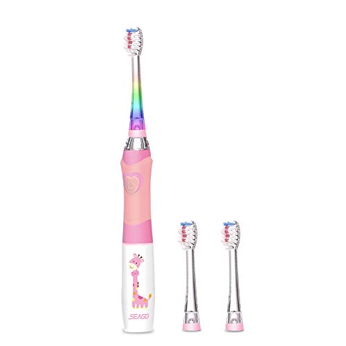 Kids Electric Toothbrush Sonic Toothbrush Soft Battery Powered Brush.