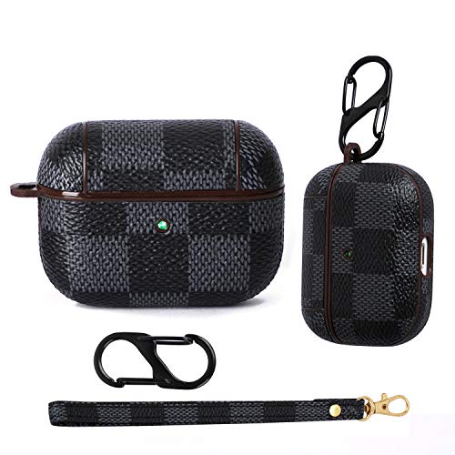 Luxury Vintage Check Fashion Design Leather Case.
