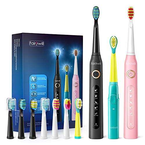 Fairywill 507&2001 Electric Sonic Toothbrush.