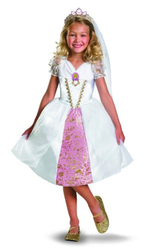 Disney Tangled Rapunzel Wedding Gown Costume discount.