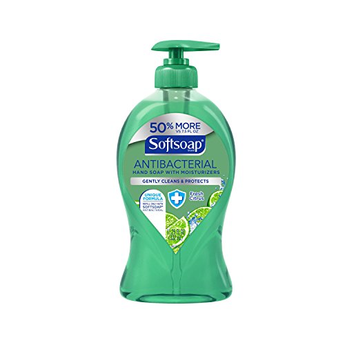 Softsoap Antibacterial Liquid Hand Soap.