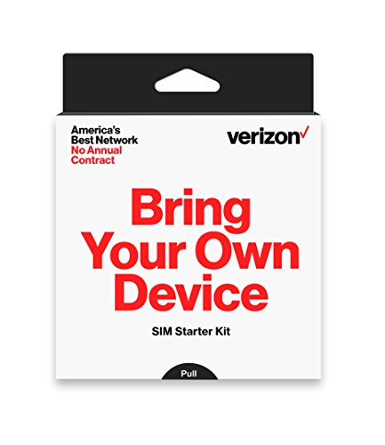 Verizon Prepaid SIM Kit with 3-in-1 SIM (Standard, Micro, Nano).