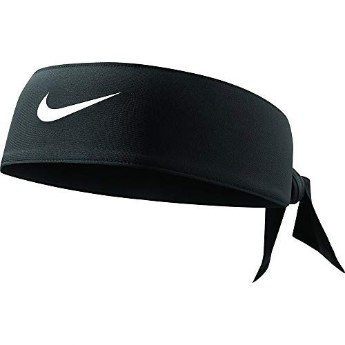 NIKE Dri-Fit Fury Sweat-Wicking Head Tie - Unisex (RED).