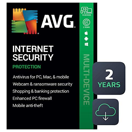 AVG Internet Security Antivirus Protection Software Discount.