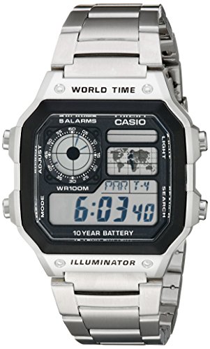 Casio Men's AE1200WHD-1A Stainless Steel Digital Watch.
