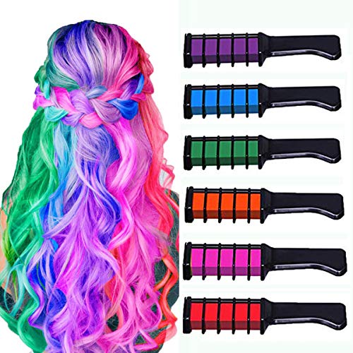 New Hair Chalk Comb Temporary Bright Hair Color Dye for Girls Kids.