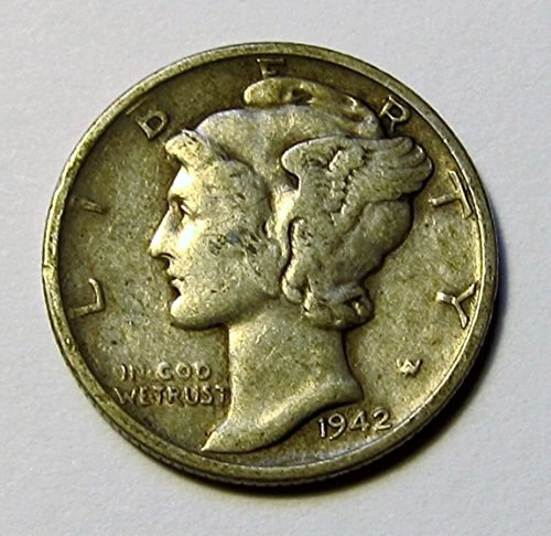 Silver Mercury Dimes Circulated.