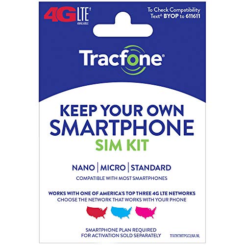 Tracfone Keep Your Own Phone 3-in-1 Prepaid SIM Kit.