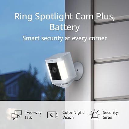 Improved motion detection Ring Video Doorbell-1080p HD video.