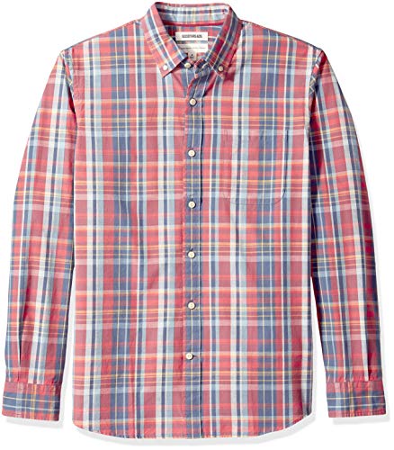 Goodthreads Men's Standard-Fit Long-Sleeve Chambray shirt promo code.