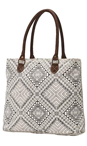 Myra Bags Artisan Upcycled Canvas Tote Bag sale.