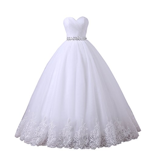 YIPEISHA Wedding Dress Sweetheart Tulle Wedding Dresses discount code.