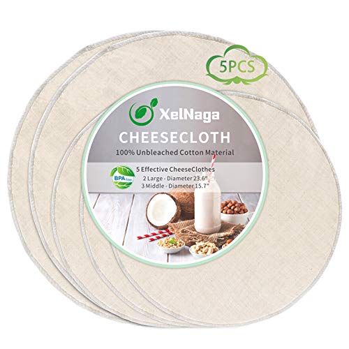 5 Pack Circle Cheesecloth.