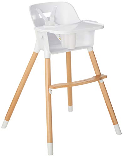 Be Mindful Baby High Chair, White coupon code.