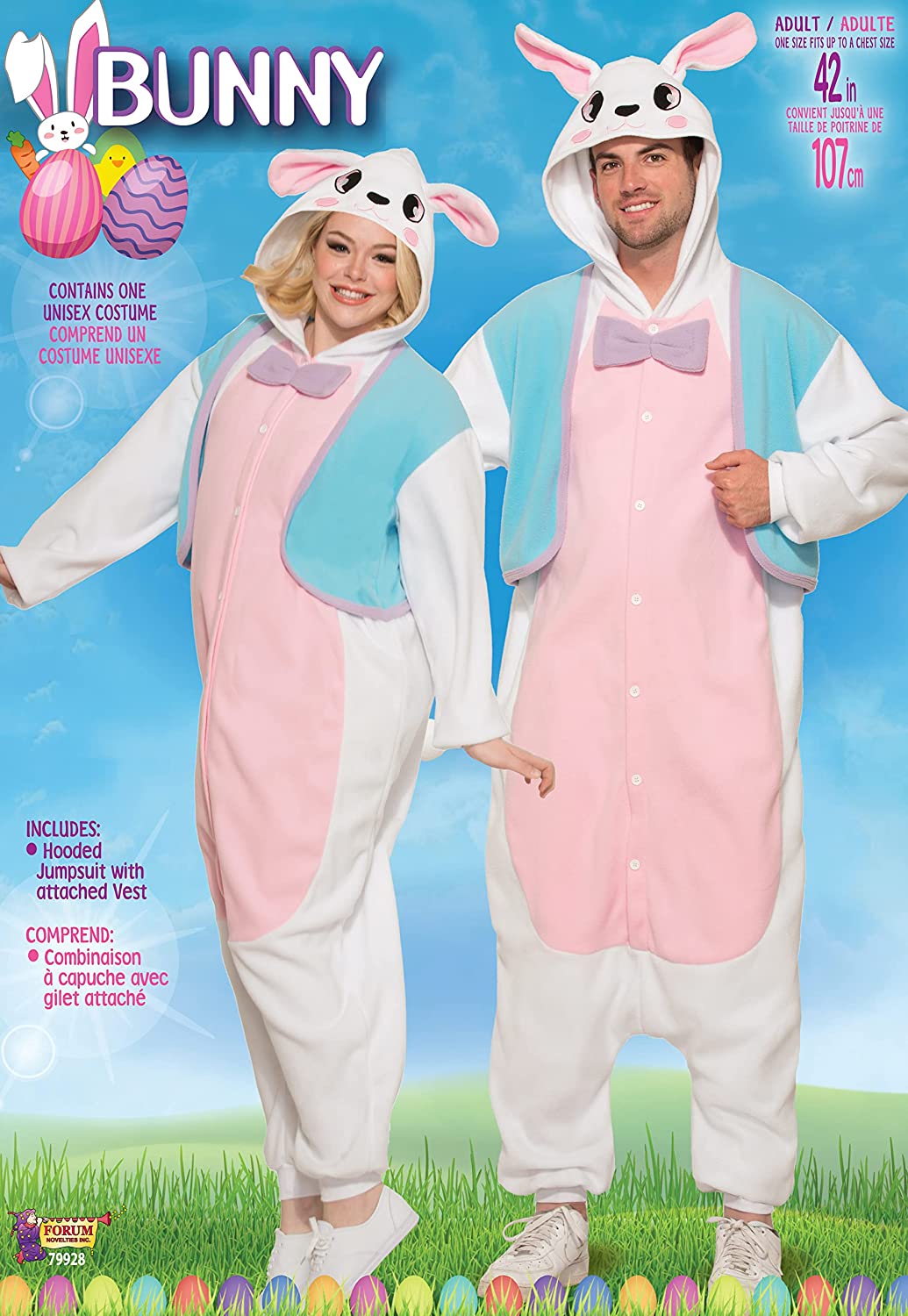 Adult Plus Size Deluxe Easter Bunny Costume.
