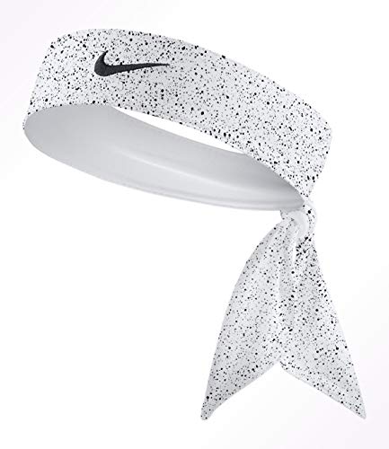 NIKE Dri-Fit Fury Sweat-Wicking Head Tie - Unisex (RED).