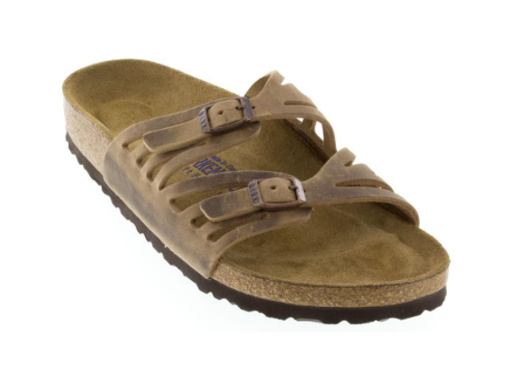 Birkenstock Granada Tobacco Leather Soft Footbed on Sale.