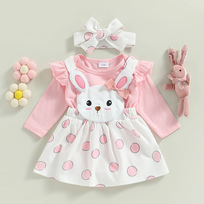 Baby Girls' & Toddler Short Sleeve Easter dress for girls-Easter Sale.