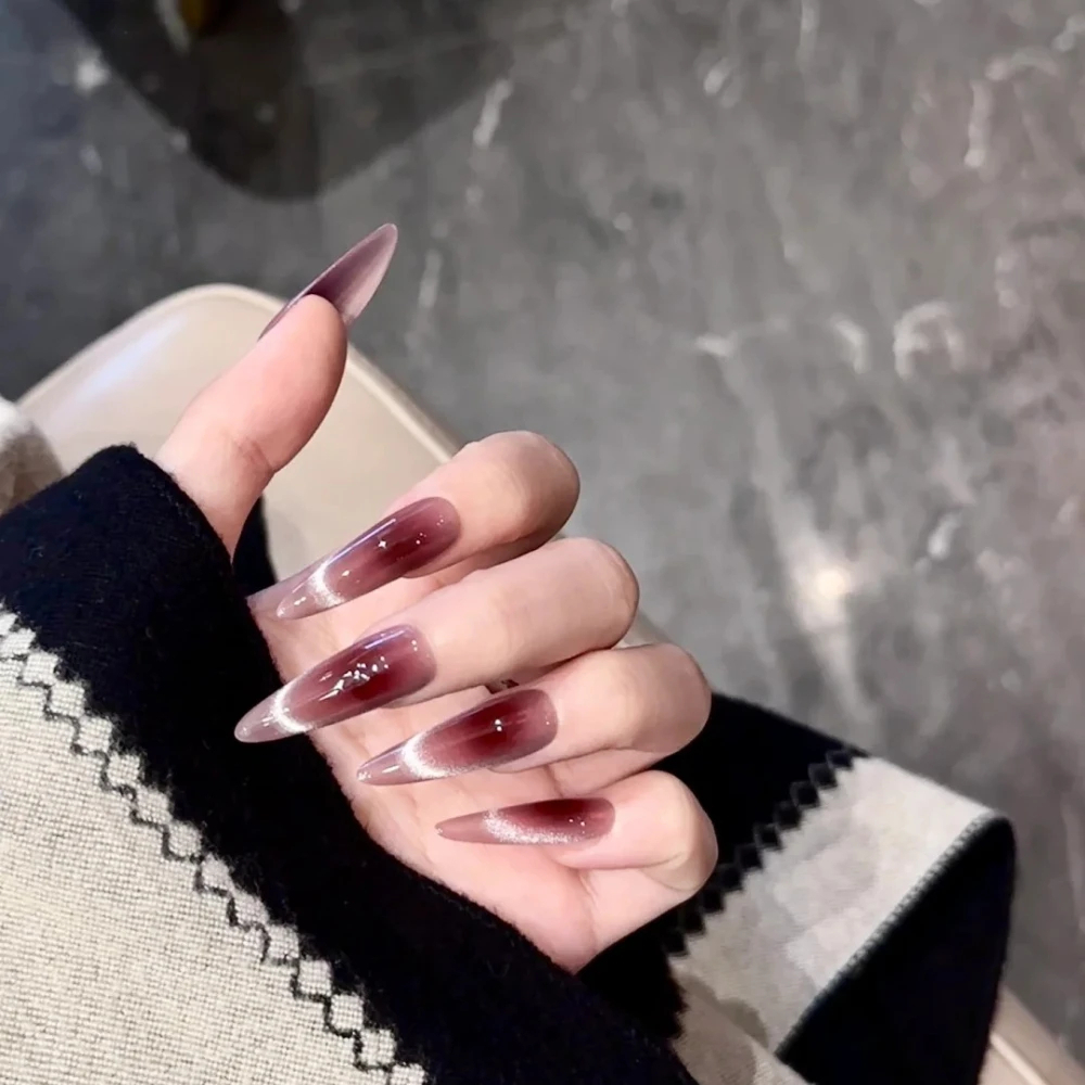 Elegant Minimalist Handmade Manicure – Save Big on Long Almond Press-O.