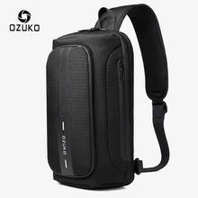 OZUKO Multifunction Men Chest Bag Coupon Aliexpress.