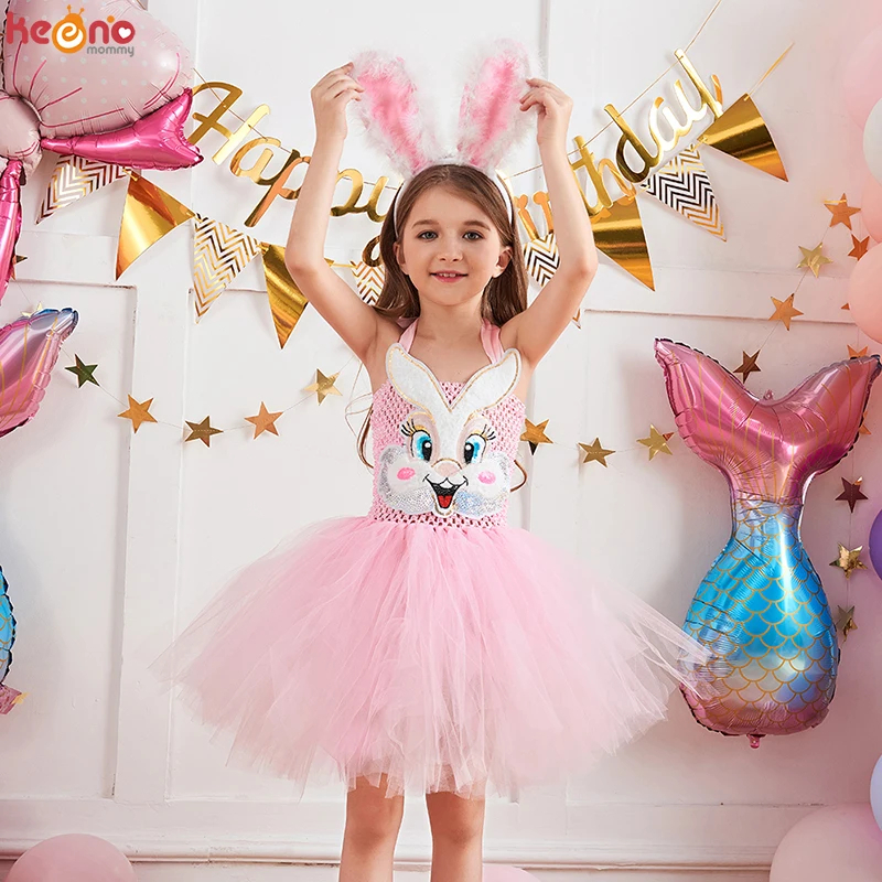 Girl Costume For Kids Party Dresses for Easter Eve-Easter Sale 2024.