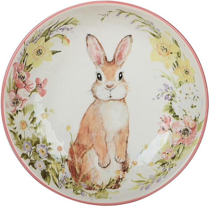 Speckled Bunny Serving Bowl-Easter Sale 2024.