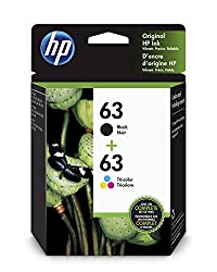 HP 63 | 2 Ink Cartridges | Black, Tri-color | F6U61AN, F6U62AN Coupon.