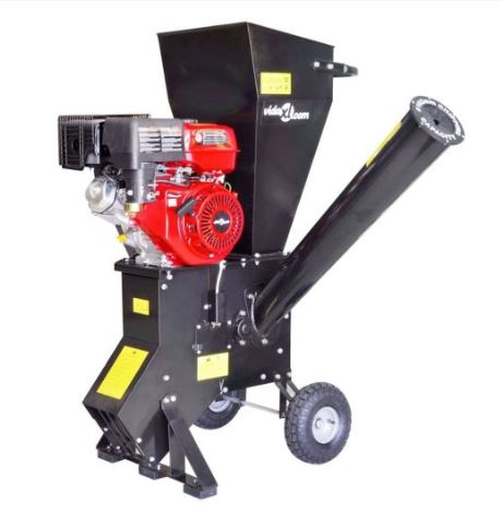 vidaXL Petrol-powered Wood Chipper with 15 HP Motor.