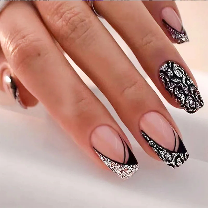 Glossy Square Press-On Nails 2026.